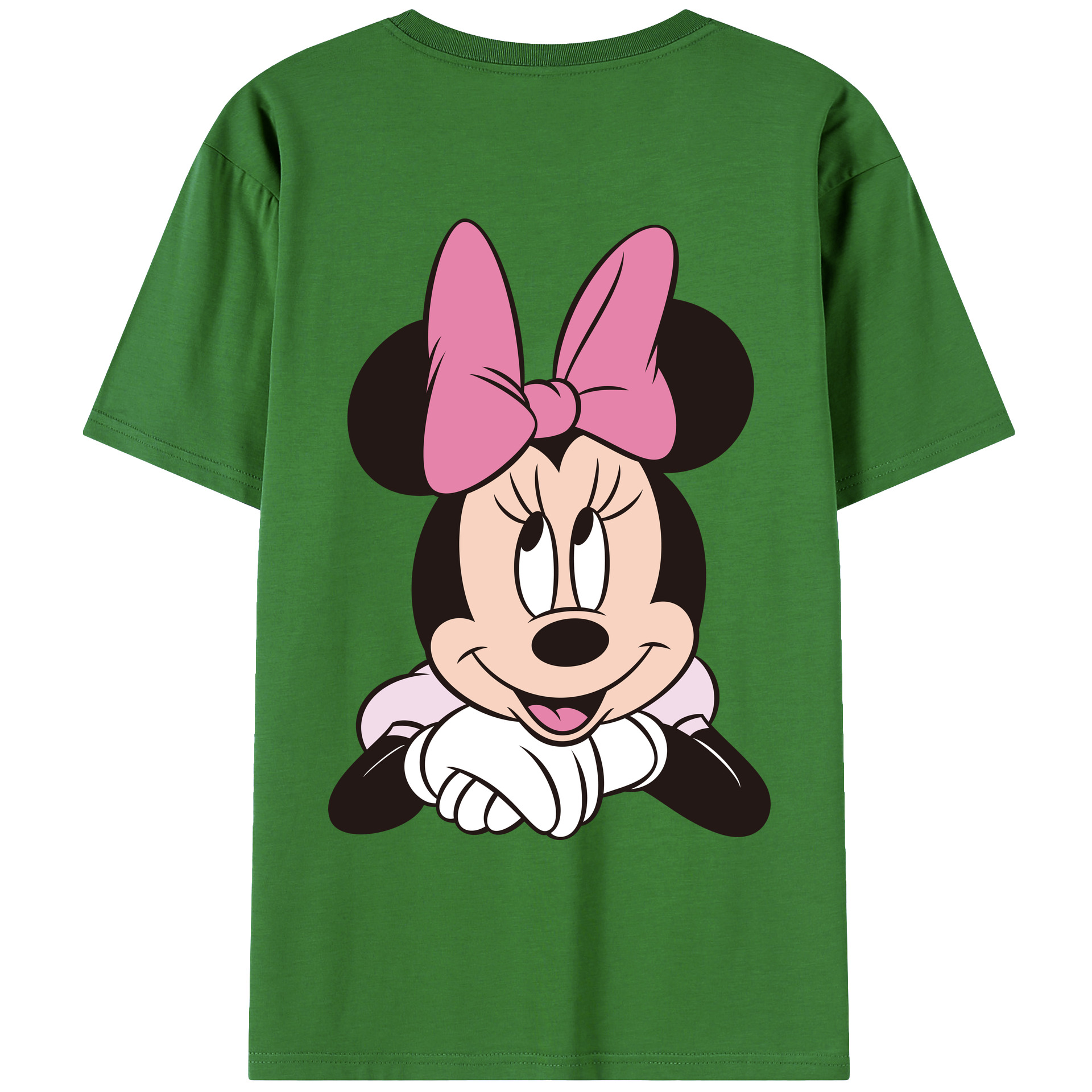 （画像用） ミッキーマウス Mickey Mouse レディース半袖Tシャツ(バックプリント)